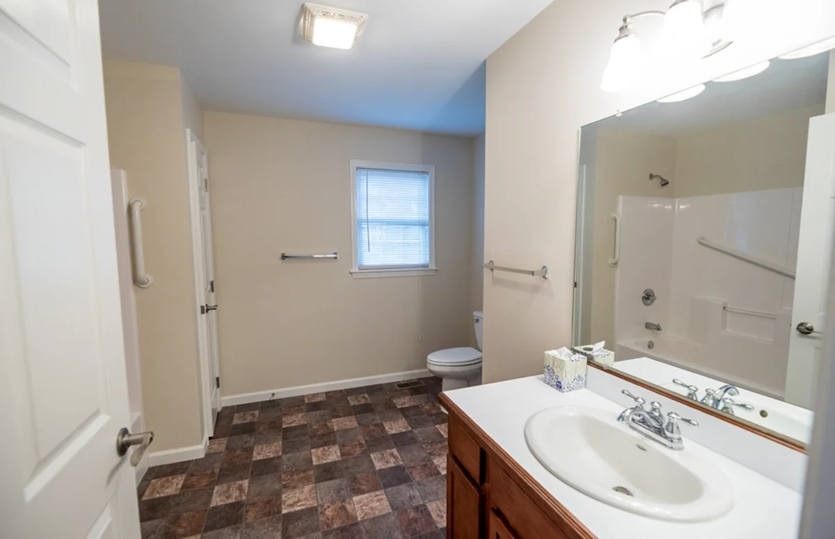 bathroom sink and toilet