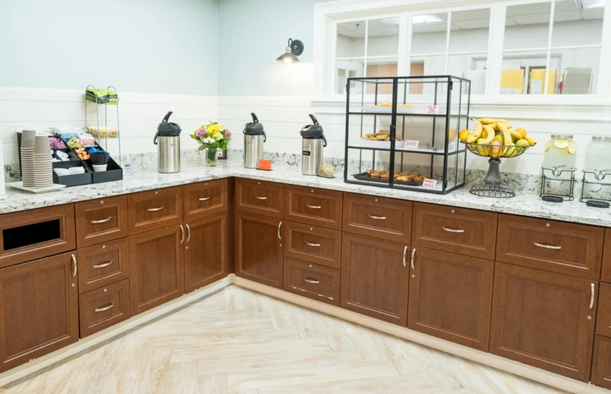 food serving area