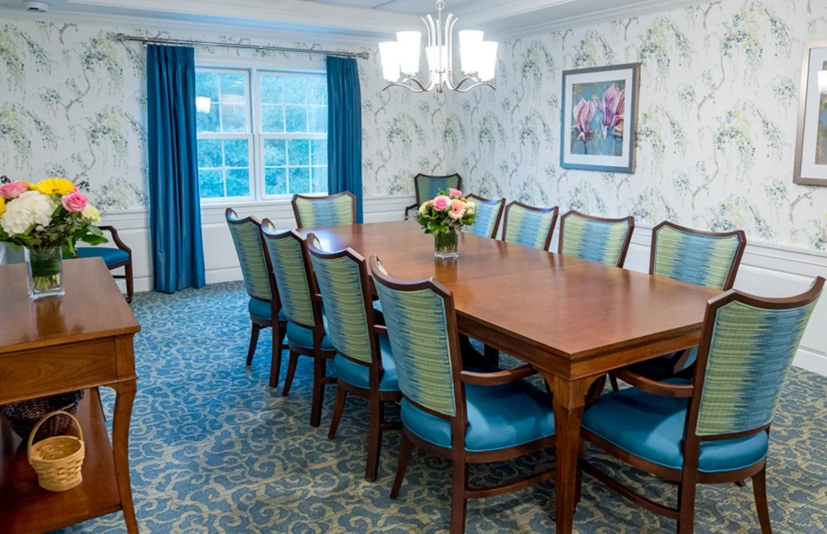 long table with chairs