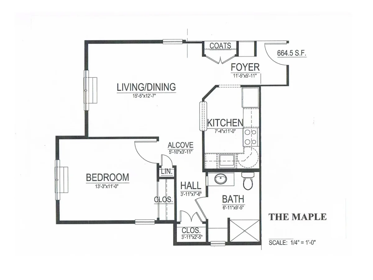 The Maple floorplan