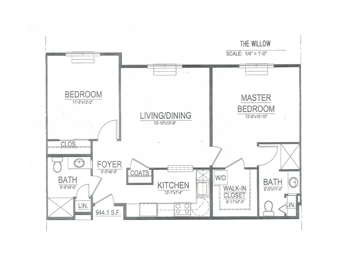 The Willow floorplan