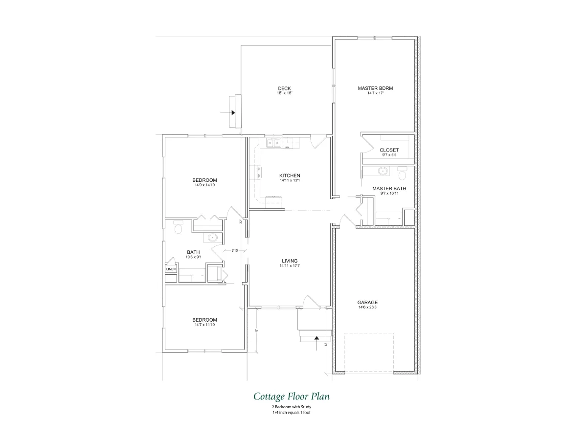 cottage floor plan